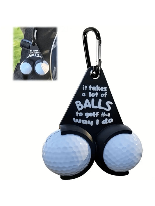 Funny Golf Gift - Golf Ball Holder with Clip, Golf Ball Marker, Golf Ball Stand, Golf Training Tool, Mischievous Golf Ball Holder, Golf Accessories, Excellent Gift for Golf Enthusiasts